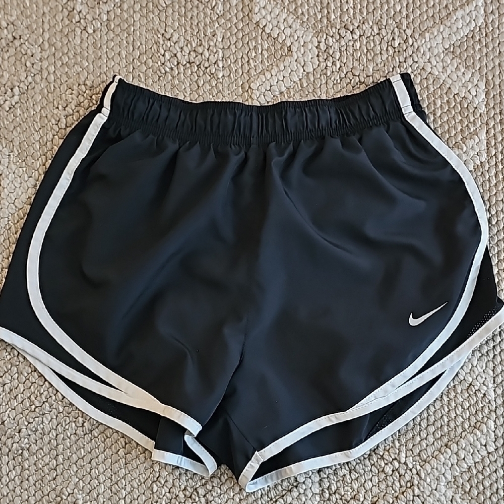 NIKE Athletic Running Shorts Small Black